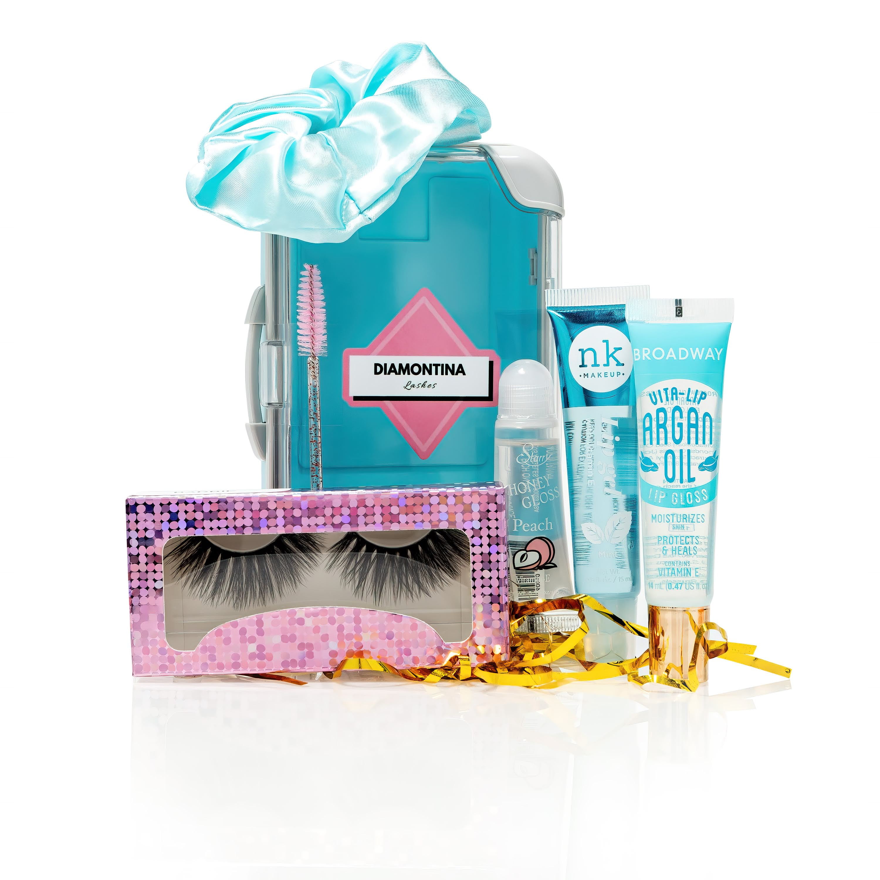 Dollar2Million Cosmetic Set Carry All Makeup Case, Blue, Adult & Unisex