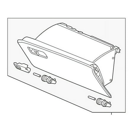 Genuine OE Honda Glove Box Assembly - 77500-THR-A03ZB Fits select: 2020-2021 HONDA ODYSSEY