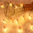 thumbnail image 5 of Guirnalda de luces de Navidad para el hogar, adornos de árbol de Navidad, 2M, 20LED, Papá Noel, muñeco de nieve, alce, 2024, 5 of 5
