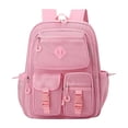thumbnail image 4 of HJYCHN Kids School Backpack Breathable Lightweight Gym Daypack Comfortable for Boys Girls Kids Adults College School School Backpack for Girls Red One Size, 4 of 5