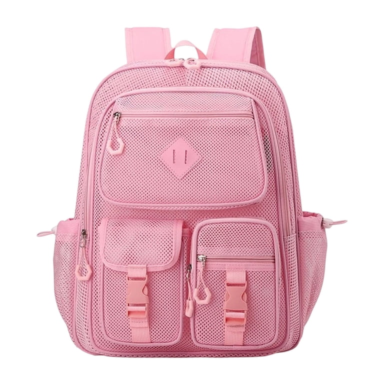TGPMGRZ Mesh Backpack for School, Large Heavy Duty See  display picture 3