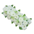 thumbnail image 1 of Arch Rose Flower Panel Table Runner wedding table Bouquet for Wedding White, 1 of 7