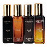 BELLAVITA Luxury Perfume Gift Set for Men, Mens Cologne Gift Sets, 4 pc