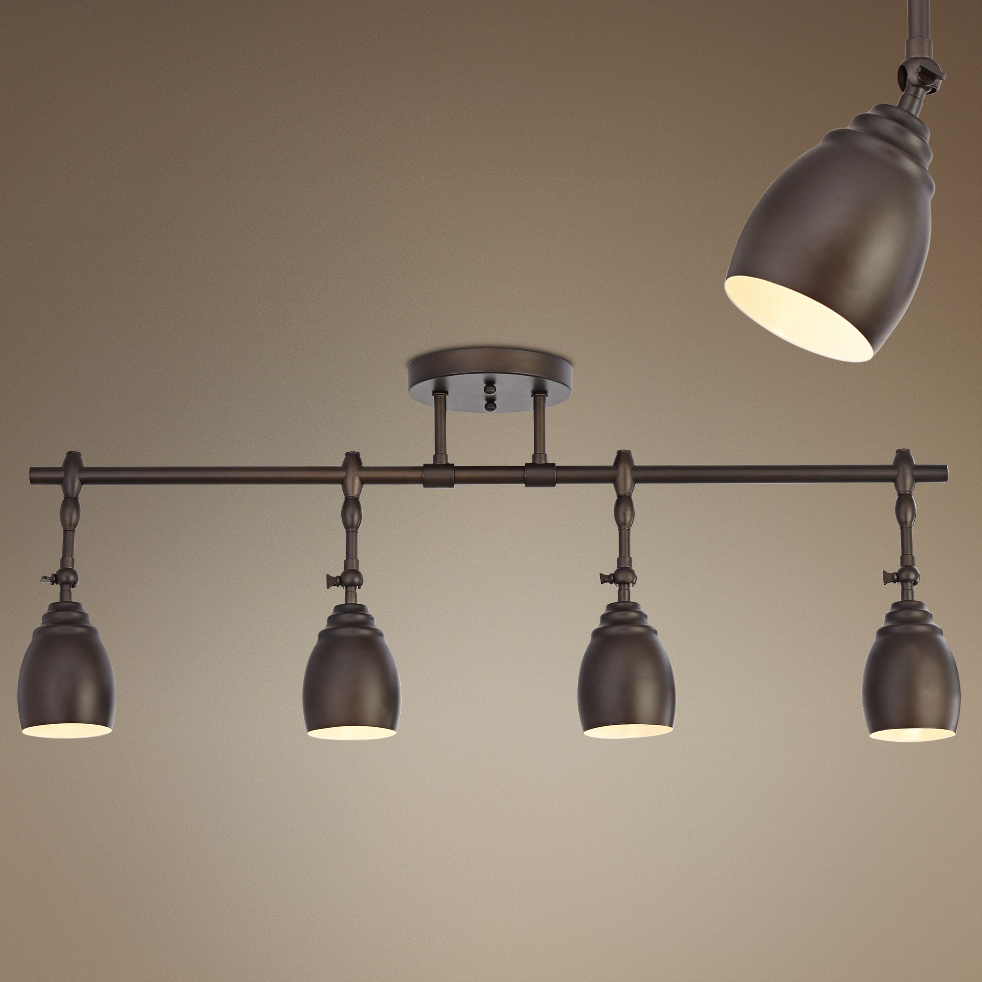 Pro Track Elm Park 4Light Oiled Rubbed Bronze ceiling or wall Track