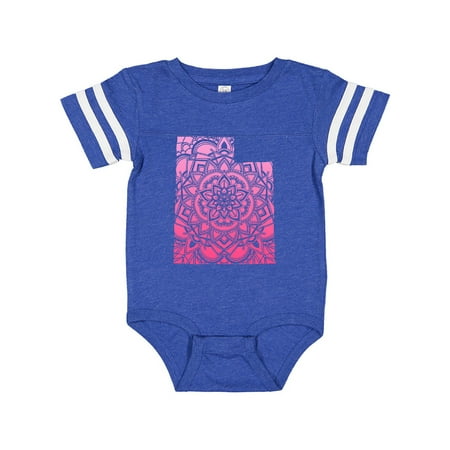 

Inktastic Utah Silhouette Mandala Gift Baby Boy or Baby Girl Bodysuit