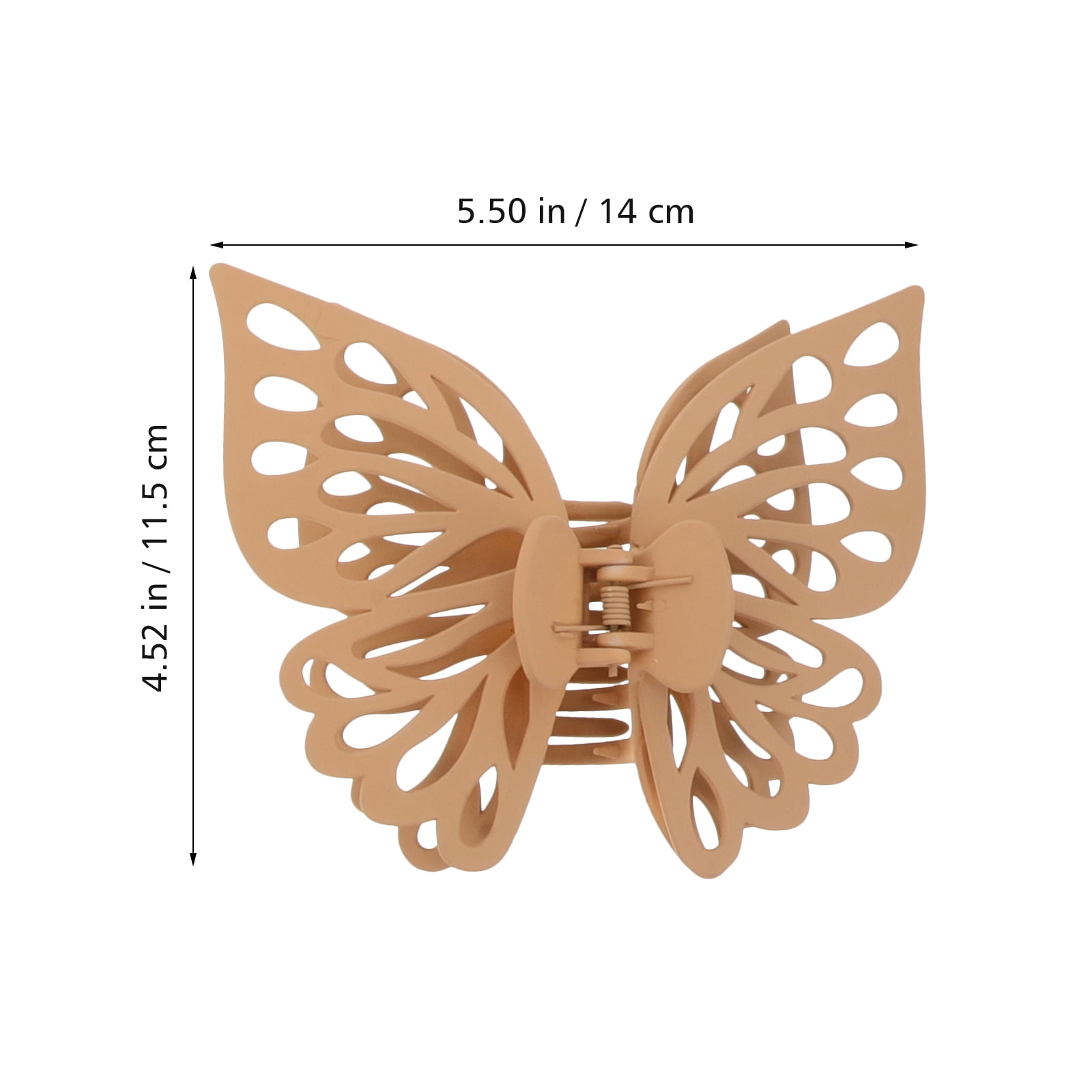 BESTYASH 8-Piece Large Butterfly Hair Clips for Women, Perfect Birthday and Wedding Accessories