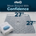 thumbnail image 6 of SlipX Solutions 27 x 27 Extra Large Square Shower Mat in Gray, 6 of 8