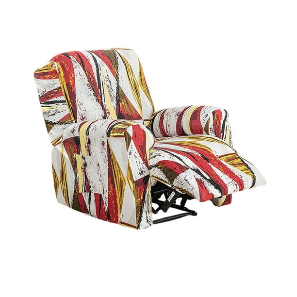 EcoAncheng Recliner Slipcover 4 Piece Recliner Chair Cover with