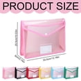 Clear Envelopes Plastic Folders,Important Document Organizer,File ...