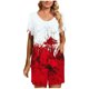 thumbnail image 2 of Puntoco Conjunto Deportivo De Pijamas Cómodos De Dos Piezas De Manga Corta con Cuello Redondo Informal para Mujer Liquidación Puntoco Puntoco-4314, 2 of 7