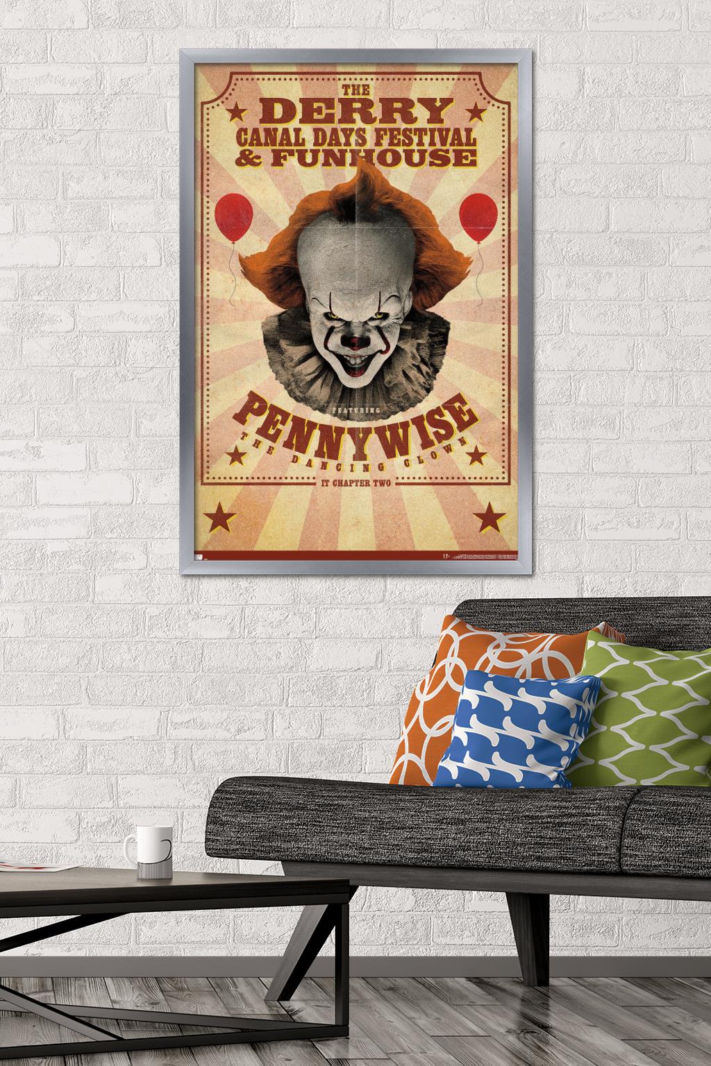 IT: Chapter 2 - Funhouse Wall Poster, 22.375" x 34", Framed