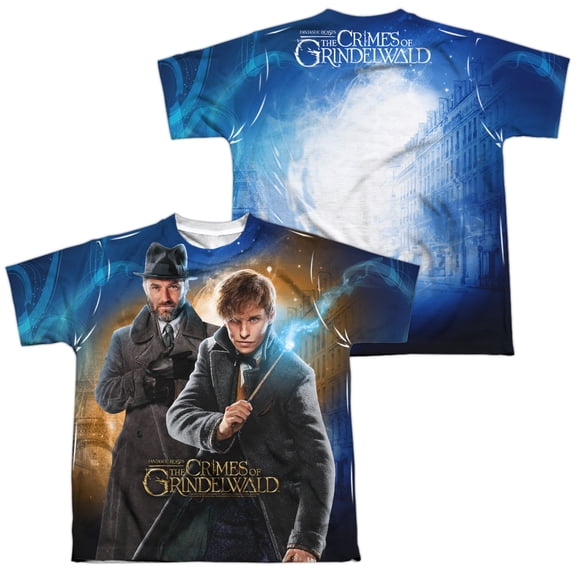 Fantastic Beasts 2 - Team Up (Front/Back Print) - Youth Short Sleeve Shirt - Large