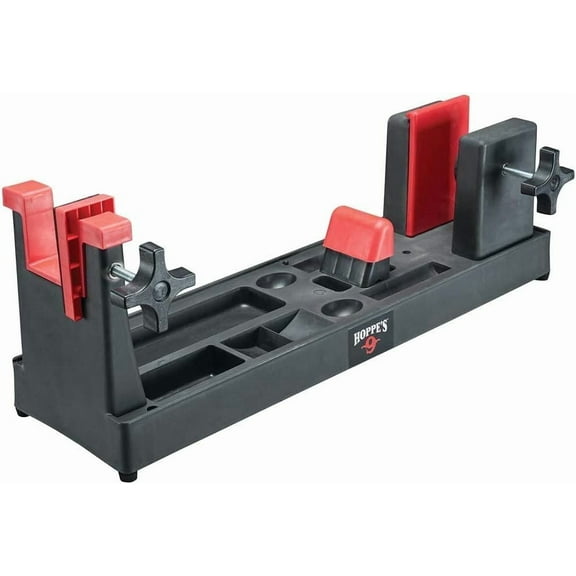 Gun Vise Rifle and Shotgun Vise with Front and Rear Locking Supports Grey
