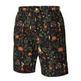 thumbnail image 4 of Fuzoiu Pumpkin Plant Garden Print Men's Beach Shorts,Men's Swim Trunks,Quick Dry Board Shorts with Pockets,Men's Bathing Suits for Surfing, Running, and Casual Wear-3X-Large, 4 of 6