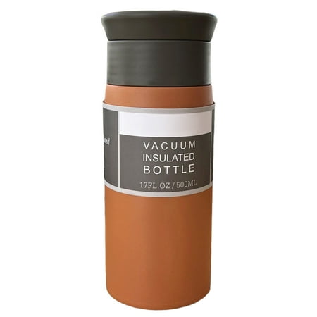 

Insulated Reusable Water Cup High-quality Material Large Capacity Cup for Drinking Coffee Tea Juice Orange 350ml