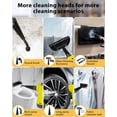 thumbnail image 3 of Steam Cleaner - Handheld Steam Cleaner with 12Pcs Accessories & Safety Lock, Pressurized Handheld Steam Cleaner for Home, Tile, Windows, Bathrooms, Kitchens, Grease, Car, Yellow, 3 of 4
