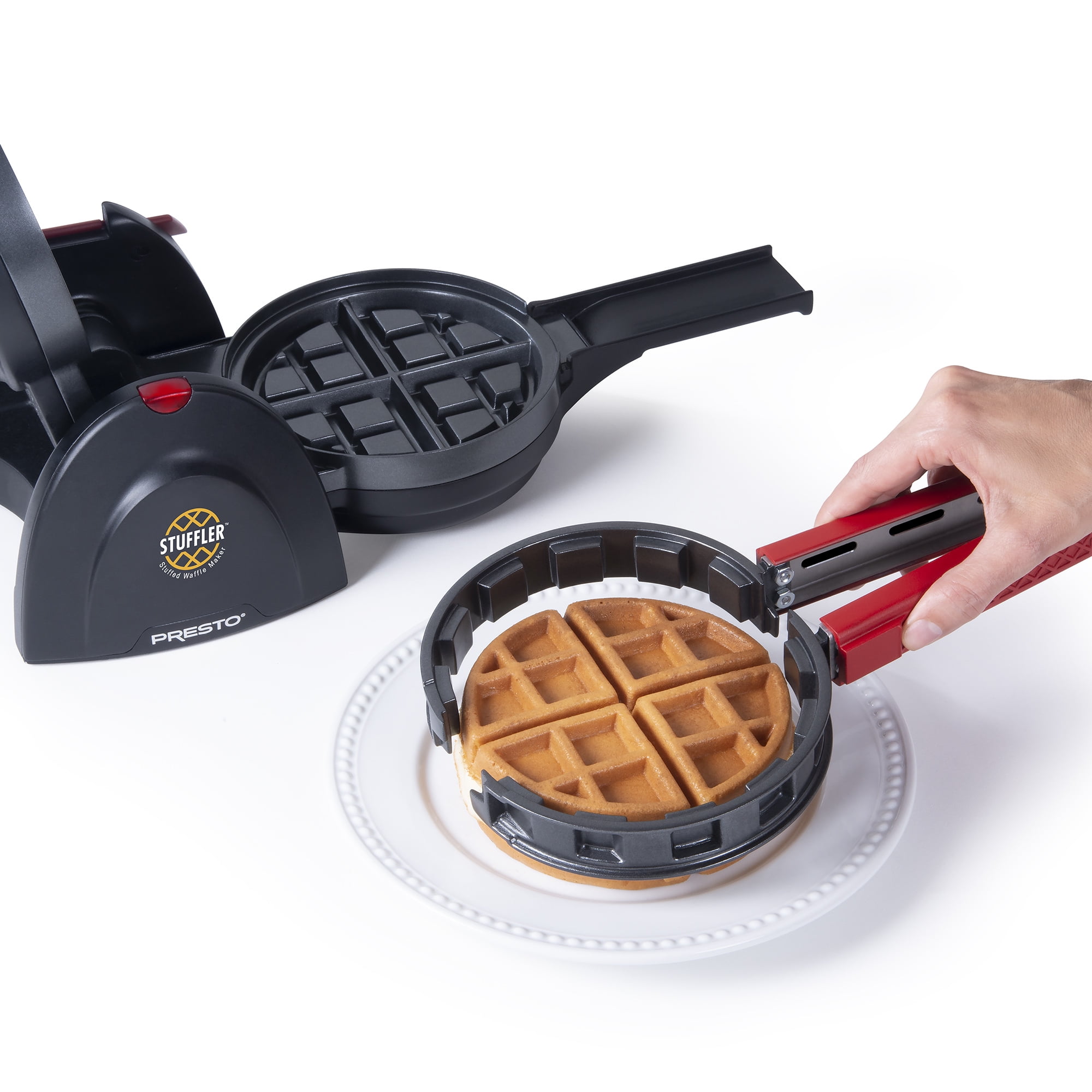 Presto 03512 Stuffler Stuffed Waffle Maker, Belgian, Large - Dutch Goat