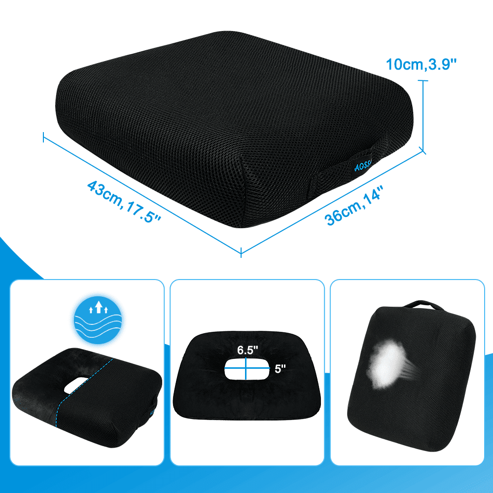 Bed Sore Cushion for Butt Positioning，Pressure Relief Pillow for Pressure Ulcers, Donut Wedge Cushion for Sleeping, Post-Surgery  Back Support, Medical Seat Cushion for Body & Leg Support（Mesh case）