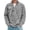 Grey, variant on Mens Hoodies Solid Corduroy Striped Half-Zip Pullover Hoodie Ribbed Regular Fit Casual Office Daily Commute Minimalist Trendy Hoodies