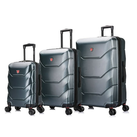 DUKAP Zonix 3-Piece 20"/26"/30" Lightweight Hardside Set Luggage