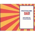 thumbnail image 2 of American Greetings Marvel: Iron Man, Thor, Hulk and Daredevil: Everyone Has a Favorite Super Hero Father's Day Card for Dad, 2 of 2