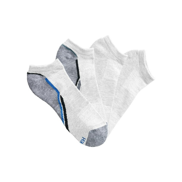 Hanes Hanes Men's White XTemp No Show Socks, 4 Pack
