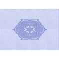 thumbnail image 1 of Ahgly Company Machine Washable Indoor Rectangle Transitional Lavender Blue Area Rugs, 3' x 5', 1 of 7