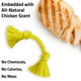 thumbnail image 4 of Playology Dog Toys | Durable Dri-Tech Rope, Chicken Scented Tug of War Toy - Medium, 4 of 6