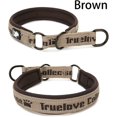 thumbnail image 2 of HAHDAXIA Nylon Dog Choke Collar, Brown, Small, 2 of 7