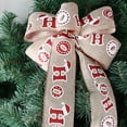 thumbnail image 3 of 1 Roll Christmas Ribbon Red Ribbon Xmas Tree Candy Cane Ribbon for Xmas Tree Topper Wreath Bow DIY Craft Party Decor - 240 inch, 3 of 8
