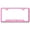 Pink, variant on Honda Pilot Laser Etched Logo Cut-Out License Plate Frame (Black)