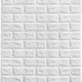 thumbnail image 1 of Papel tapiz 35x15cm 3D Adhesivo de pared de ladrillo Espuma autoadhesiva Impermeable Decoración de pared para el hogar y la habitación Gao Jiahui  unisex, 1 of 2