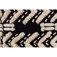 thumbnail image 4 of TOV Furniture Mariel 18"H Transitional Fabric Pouf in Black/Neutral, 4 of 5