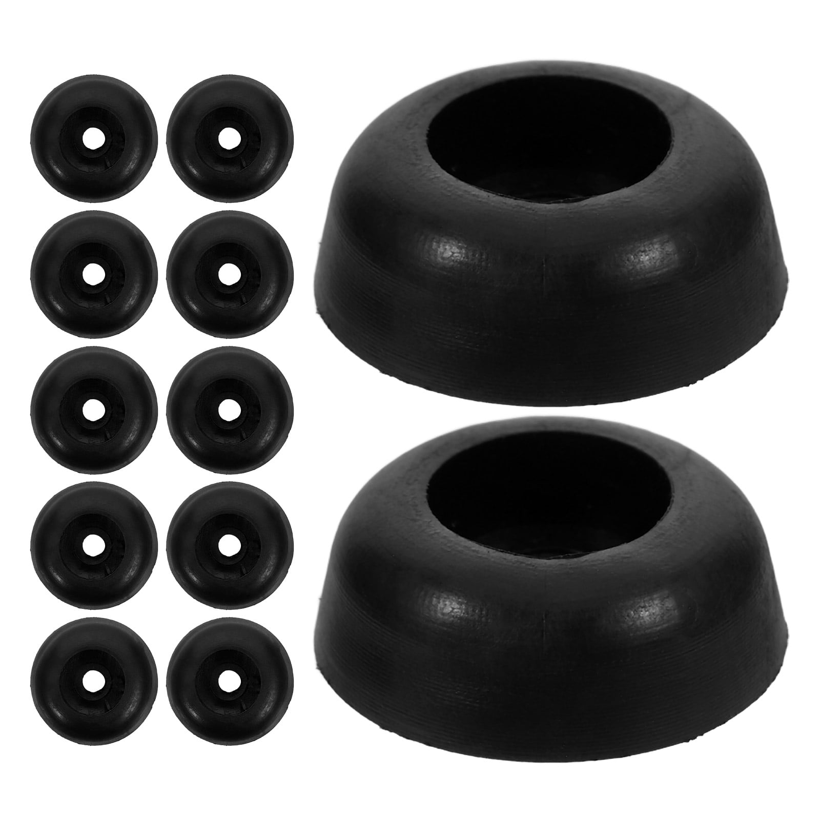 Raindrops 400 pcs Non- Silicone Feet Pads with Holes, Conical Anti- Leg Protectors for Furniture, Washing Machines, Dryers