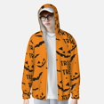 thumbnail image 4 of Goofa Trick Or Treat Printed Women's UPF 50+ Sun Protection Hoodie Jacket Lightweight Long Sleeve Sun Shirt for Women with Pocket Hiking Outdoor-X-Large, 4 of 9