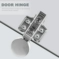 thumbnail image 3 of GETAJGHSD 2pcs Square Cabinet Hinges Hinge CRS Full Cover Anti Rust Furniture Assembly, 3 of 8
