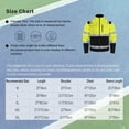 thumbnail image 5 of Haitryli Men Adults Hi Vis Work Jacket Reflective Fleece Safety Jacket with Pockets High Visibility Outdoor Work Coat Orange M, 5 of 5