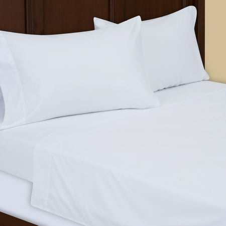 Luxury Embossed Microfiber Sheet Set, White