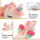 thumbnail image 2 of Plush Unicorn Stuffed Animal Pillows Toy, 23.6 Inch Cute Soft Pink Unicorn Plushie with Rainbow Wings Gifts for Girls, 2 of 4