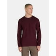 thumbnail image 2 of George Men's and Big Men's Cotton Crewneck Tee with Long Sleeves, 3-Pack, Sizes XS-3XL, 2 of 7