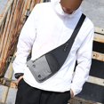 thumbnail image 2 of EIMELI Sac Banane en Nylon Anti-Vol pour Hommes Imperméable Petit Zip pour Voyage Randonnée, 2 of 9