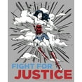 thumbnail image 2 of Boy's Wonder Woman 1984 Justice Fighter  Graphic Tee Athletic Heather Small, 2 of 5