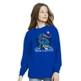 thumbnail image 3 of Awkward Styles Halloween Youth Sweatshirt Witch on Dinosaur Crewneck Tee for Kids, 3 of 5