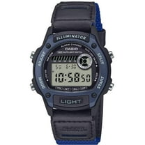 Casio Blue Classic Digital Sport Watch with Cloth Strap W220HF-2AV