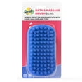 thumbnail image 4 of SCRUBIT Dog Bath Scrubber Rubber Curry Comb & Pet Grooming Brush with Non-Slip Grip, Blue, 4 of 8