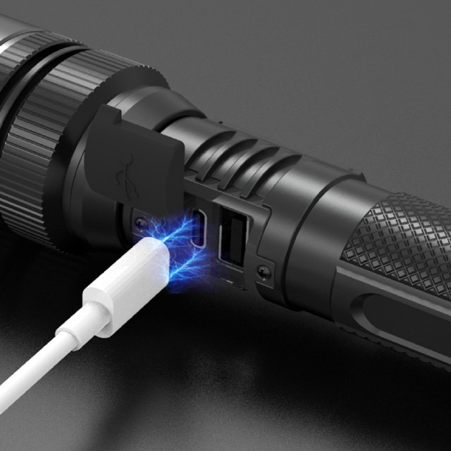 The Ultimate Survival Flashlight Pro, LED Flashlights High Lumens, Waterproof Handheld Flashlights, 5 Modes Torch with LED Digital Display for home
