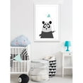 thumbnail image 3 of Marmont Hill "Panda Flower" by Katarina Snygg Framed Painting Print, 3 of 6