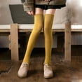 thumbnail image 4 of harmtty 1 Pair Winter Stocking Extra Thick Keep Warmth Casual Velvet Warm Thermal Socks for Home,Black, 4 of 8