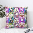 thumbnail image 6 of Hello Kitty Pillow Cover, Square Throw Pillow Cases For Couch Sofa Bed Living Room,Home Decorative, 16"X16", 6 of 9