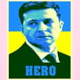 thumbnail image 3 of CafePress - Ukrainian President Zelenskyy Ukraine Flag T Shirt - Light T-Shirt Kids XS-XL, 3 of 4